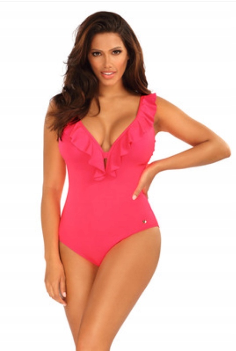 Self Plavky Růžové Volánek Canoy 19 S1077 XL 42