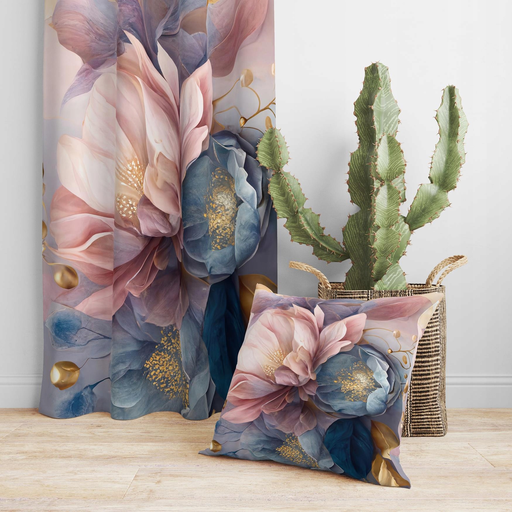 POSZEWKA NA PODUSZKĘ DEKORACYJNA 45x45 JASIEK 142 Kolor wielokolorowy