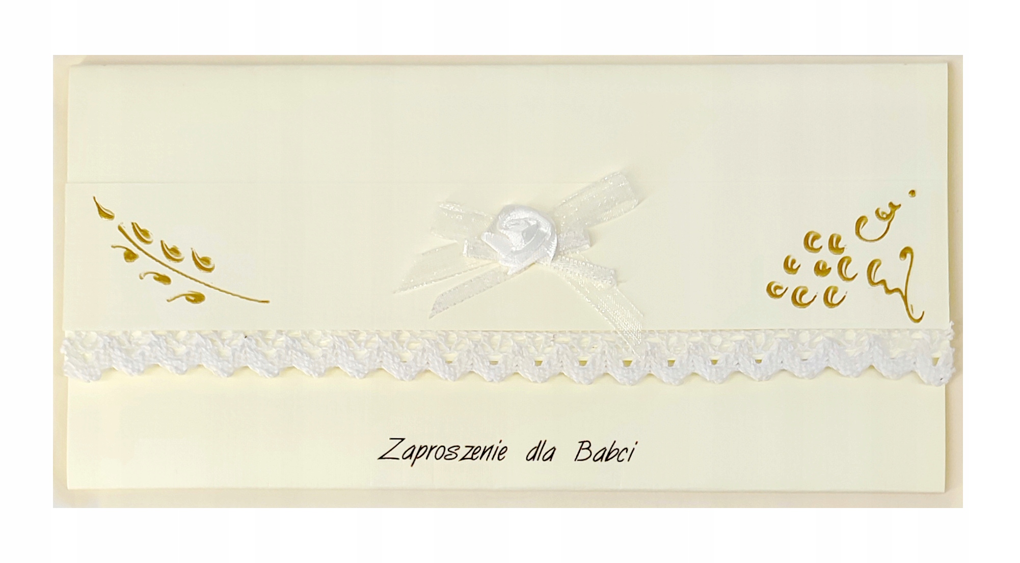 KARNET 37c -Zaproszenie na I Komunię Św. dla Babci