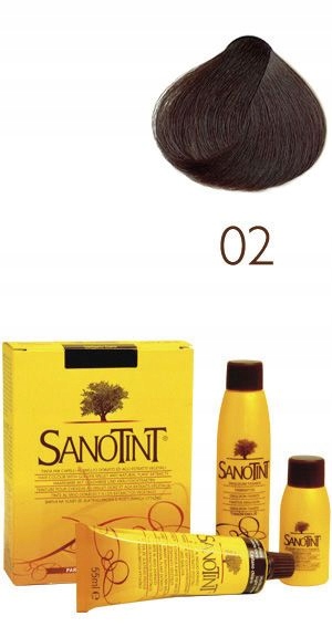 Sanotint Classic 02 Černá Hnědá 125 ml Dárek