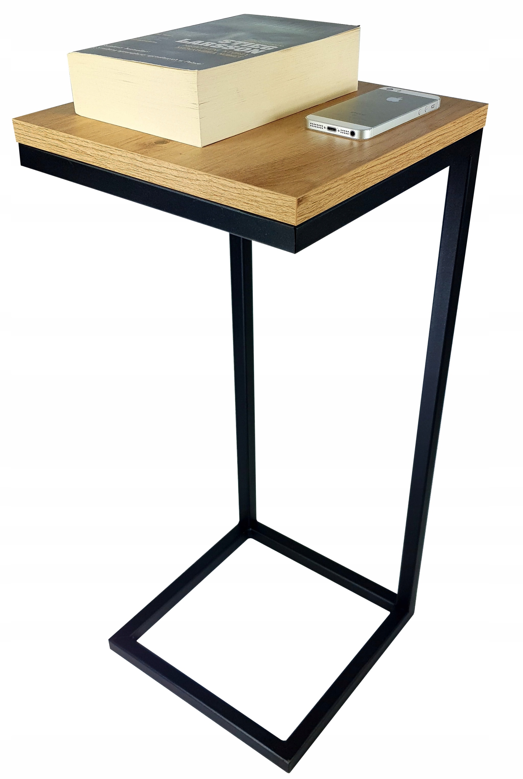 

stolik pomocniczy boczny do sofy kanap dąb artisan