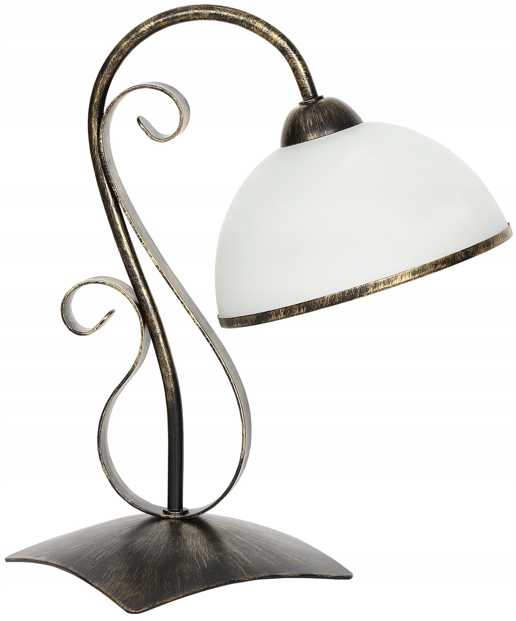 Stolní lampa Antica Zlatá Černá elegantní akcent na stůl