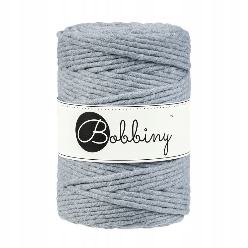 Silver Macrame Cord 5mm 100m