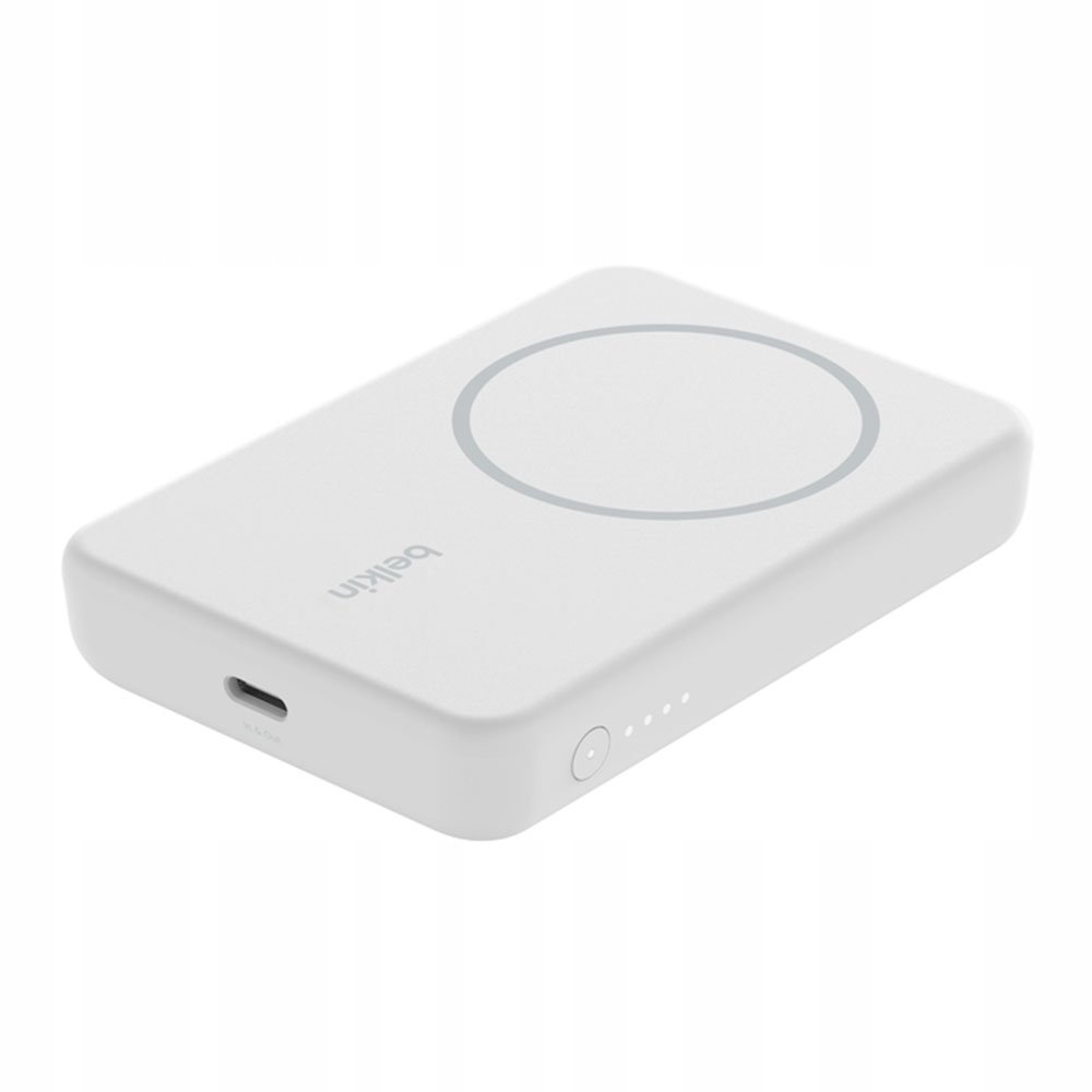 Belkin Boost Charge Magnetic Wireless Power Bank 5K Stand White…