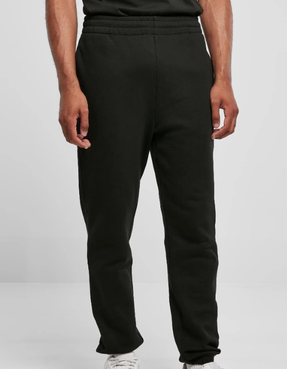 Pánské černé teplákové kalhoty Urban Classics TB5916 L
