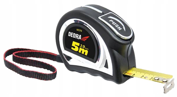 

Dedra Miara 5m/19mm Auto Blokada, Taśma Nylon
