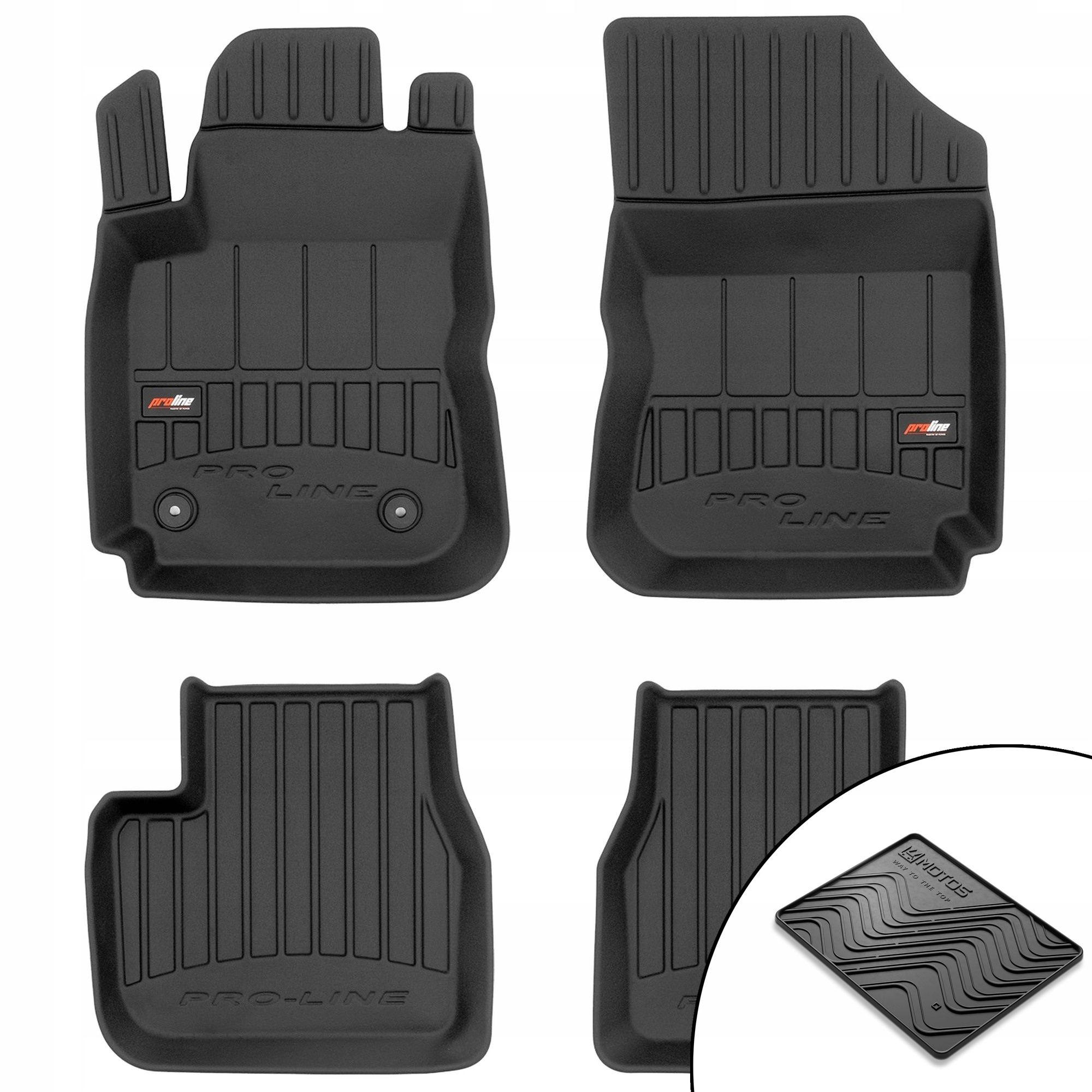 Dywaniki gumowe 3D Citroen C4 Cactus 2014-2020 +mata