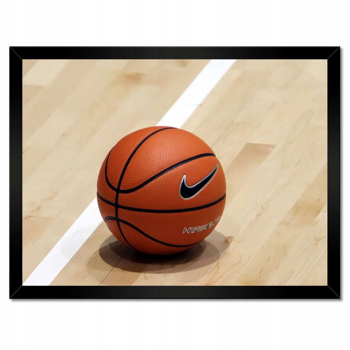 Plakáty v rámu 40x30 Basketbalový míč Koš