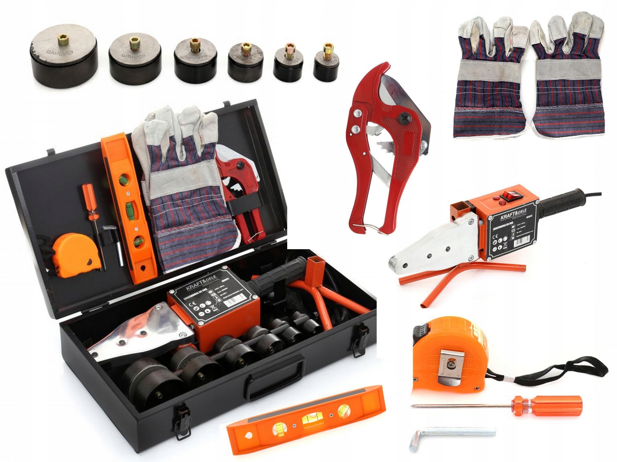 

Zgrzewarka Do Rur 2900W 230V Pvc Pp Matryce Zestaw