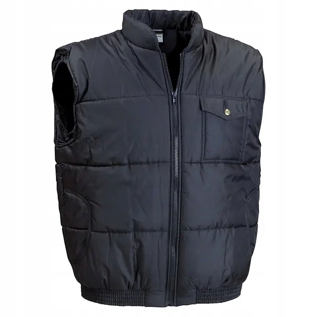 Zateplená vesta barva černá L