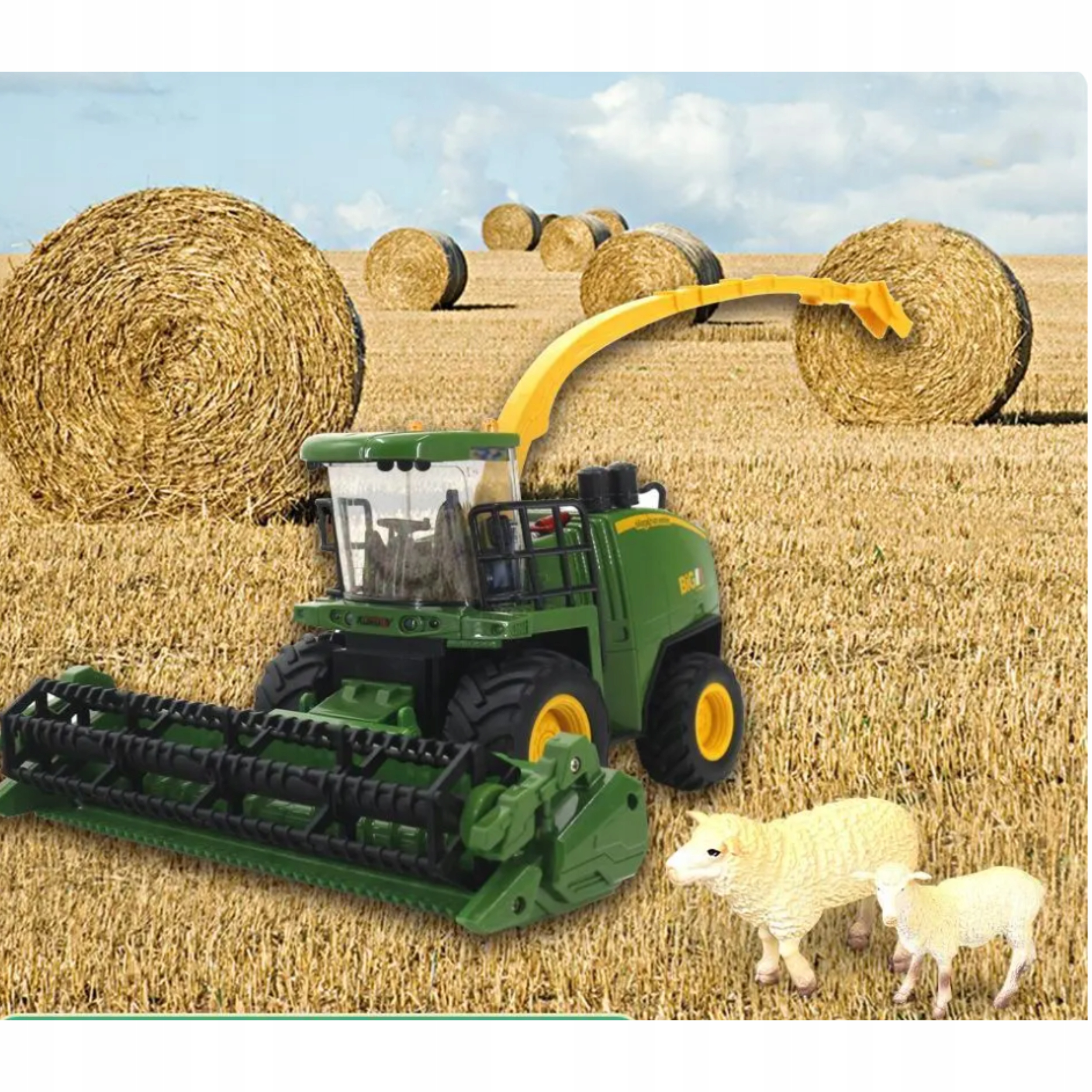 DUŻY KOMBAJN ZDALNIE STEROWANY RC PILOT ŚWIATŁO WYSOKA JAKOŚĆ SOLIDNY Kod producenta traktor farma prezent dla dziecka