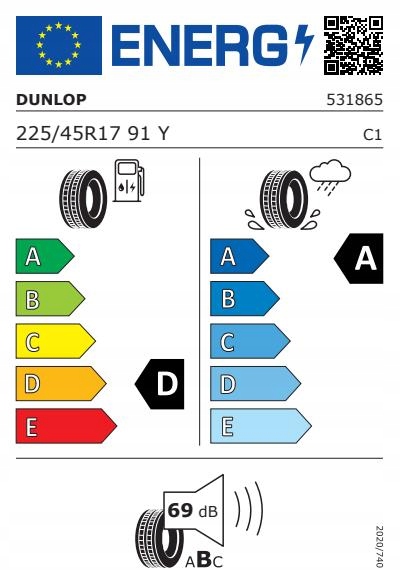 2x opony letnie Dunlop SP Sport Maxx RT 225/45R17 91Y AO2 AO rant Marka Dunlop