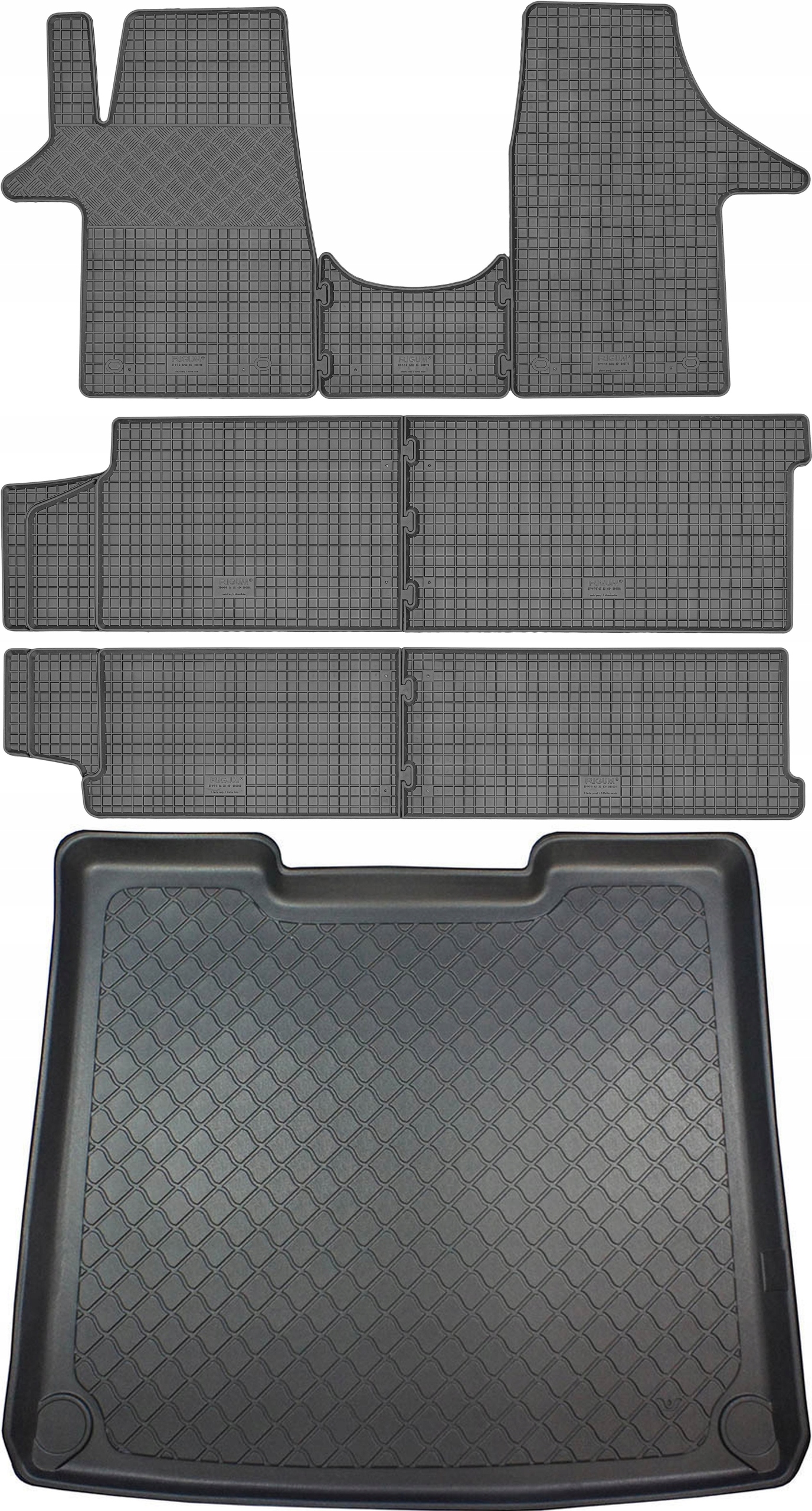 Vw T5 Caravelle Long Van 2003-2015 Koberce rohož