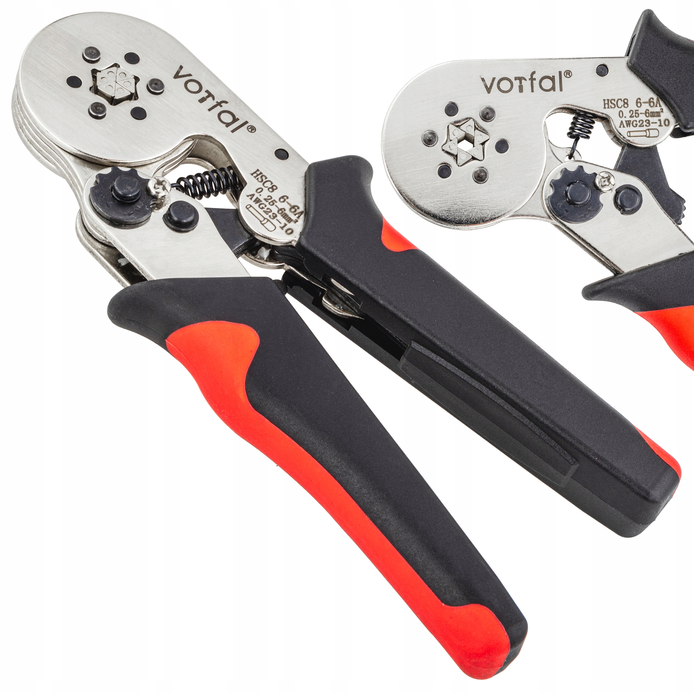 ZACISKARKA PRASKA TULEJEK DO KABLI SZEŚCIOKĄTNA KOŃCÓWEK KONEKTOR 0,25-6 MM