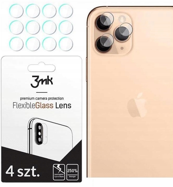 

3MK 12x Szkło na Aparat do iPhone 11 Pro i Max