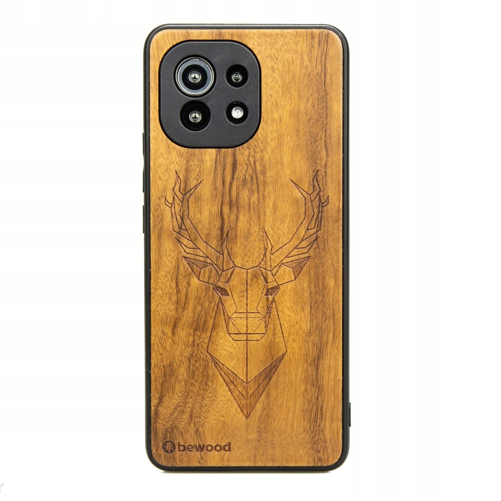 Drewniane Etui Xiaomi Mi 11 Lite 5G 5G Ne Jeleń Imbuia