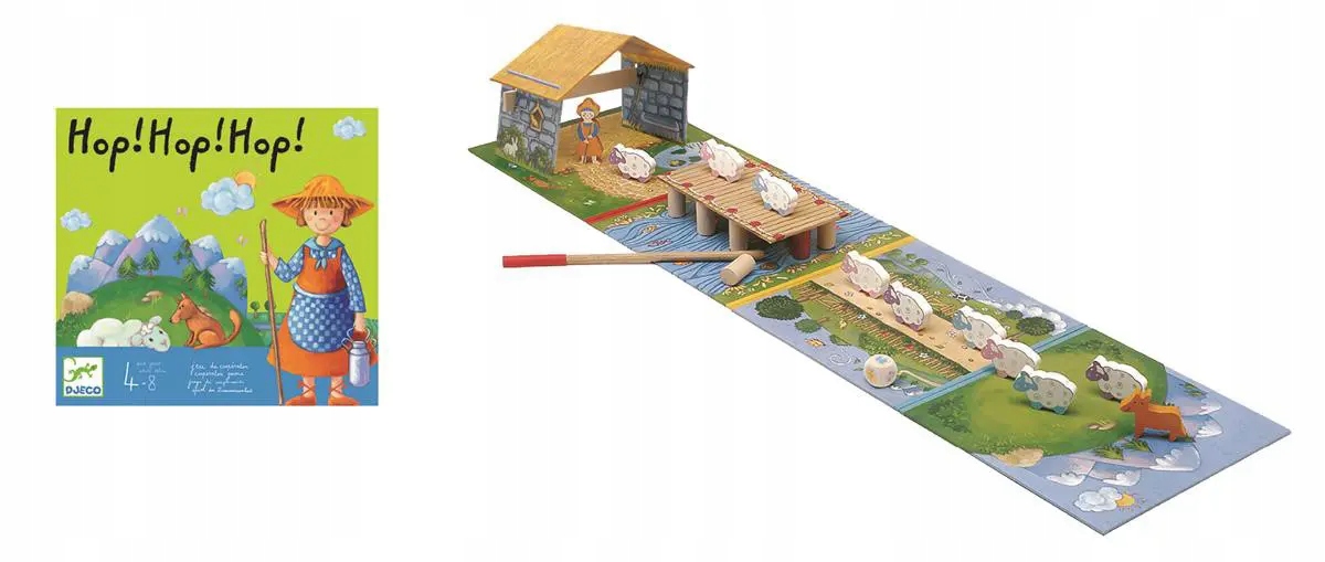 Gra planszowa Hop Hop Hop Djeco