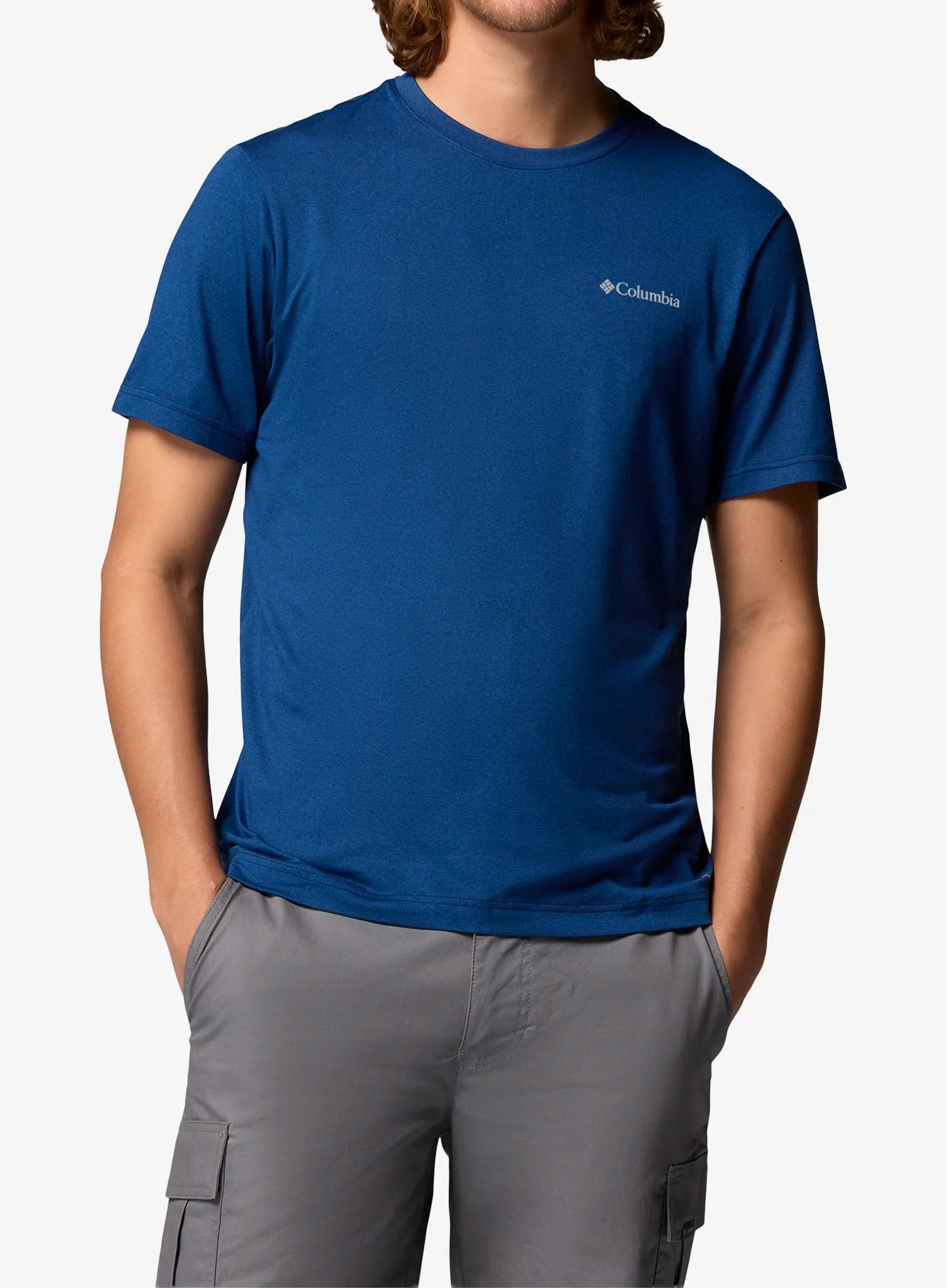 Rychleschnoucí tričko Columbia Parsons Point S/s Back Graphic m.blue M