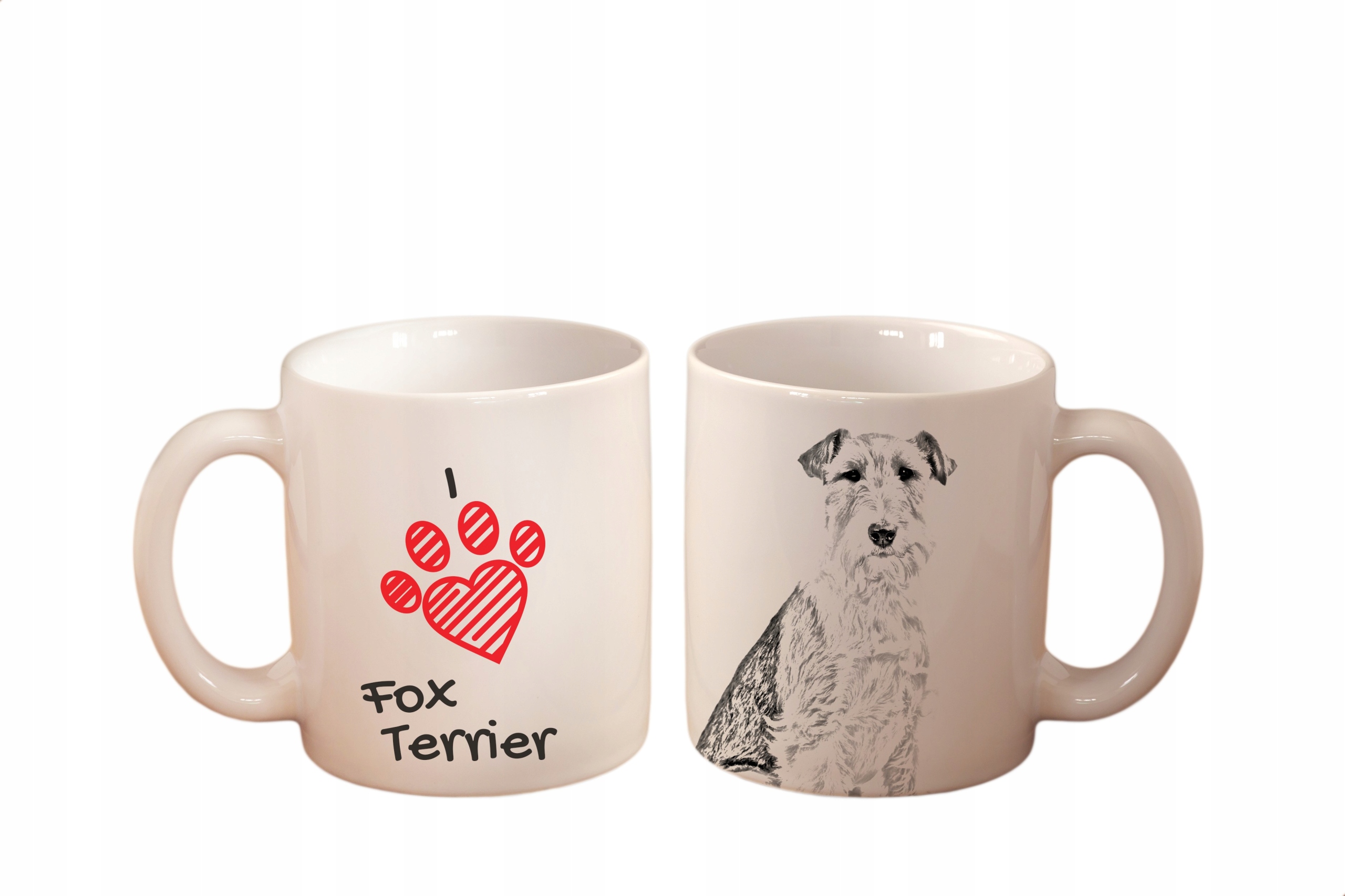 

Foksterier Fox Terrier Kubek z nadrukiem