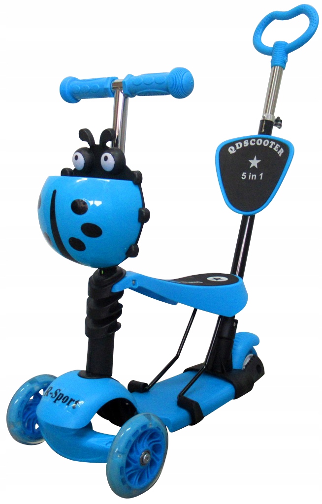 Hulajnoga Trójkołowa Balansowa 5w1 Jeździk Pchacz