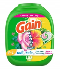 Levně Gain Tango Twist Rose Hibiscus 108 ks – Kapsle na praní tkanin