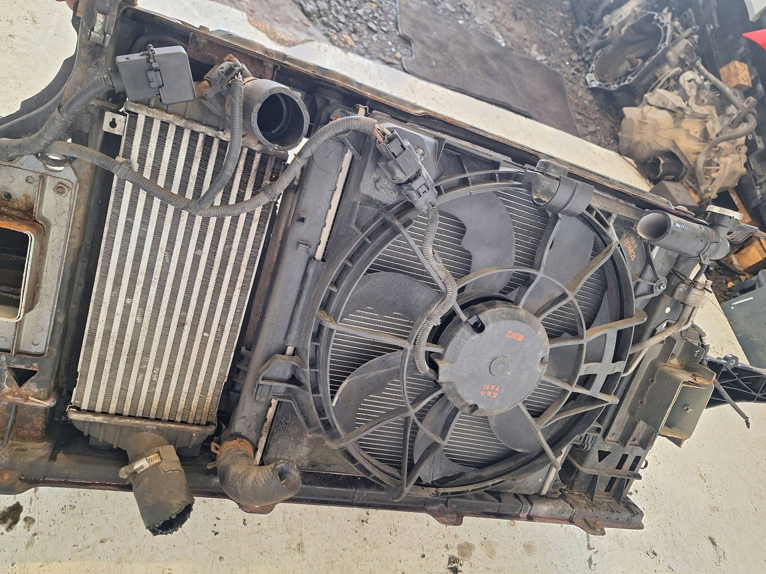 HYUNDAI I40 12-15 support panel for radiators 1.7 CRDI