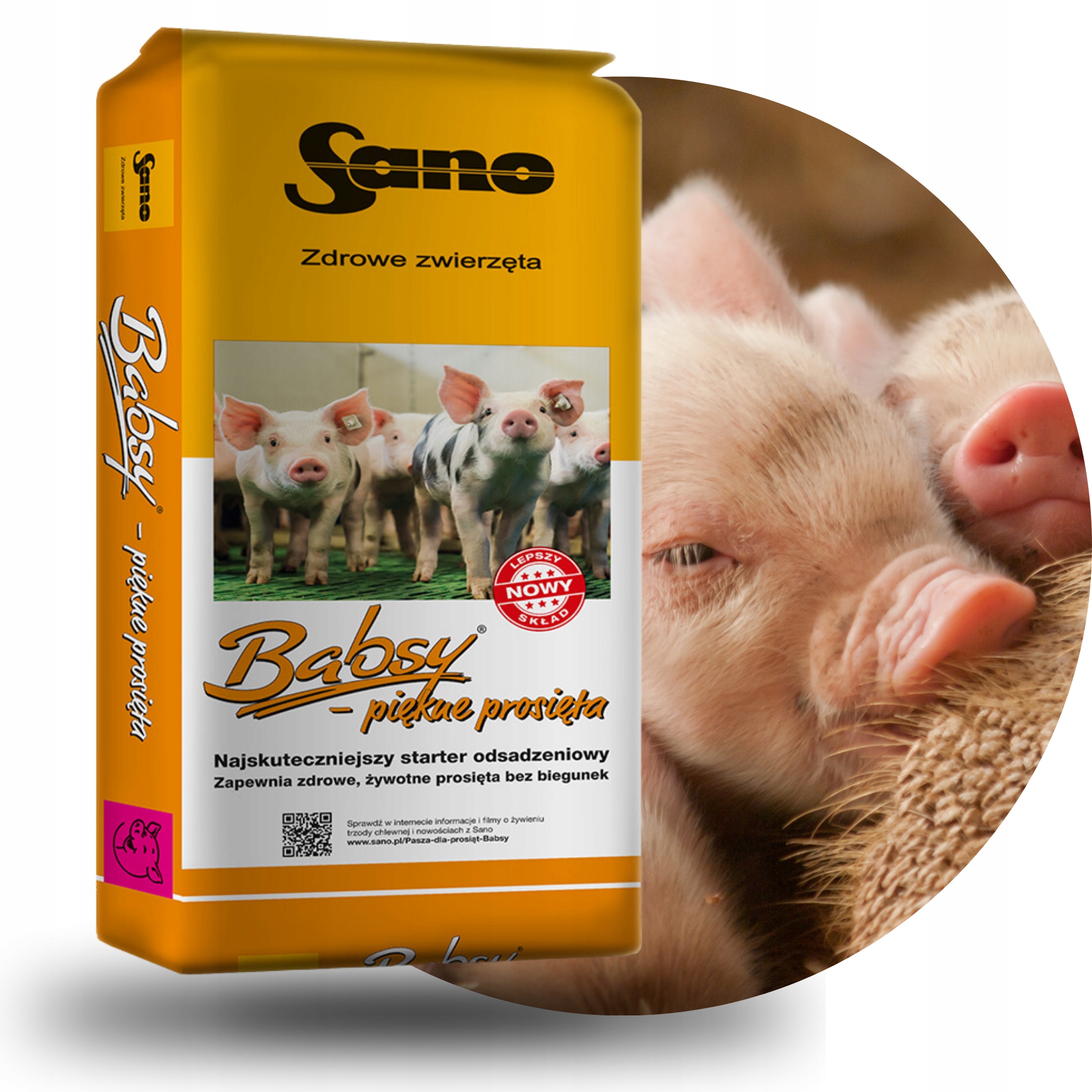 Pasza dla prosiąt Sano Babsy 25kg