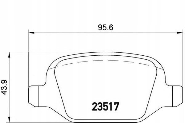 Brembo Brzdové Destičky Lancia Lybra 99-05 Zadní Asistent řidiče #28