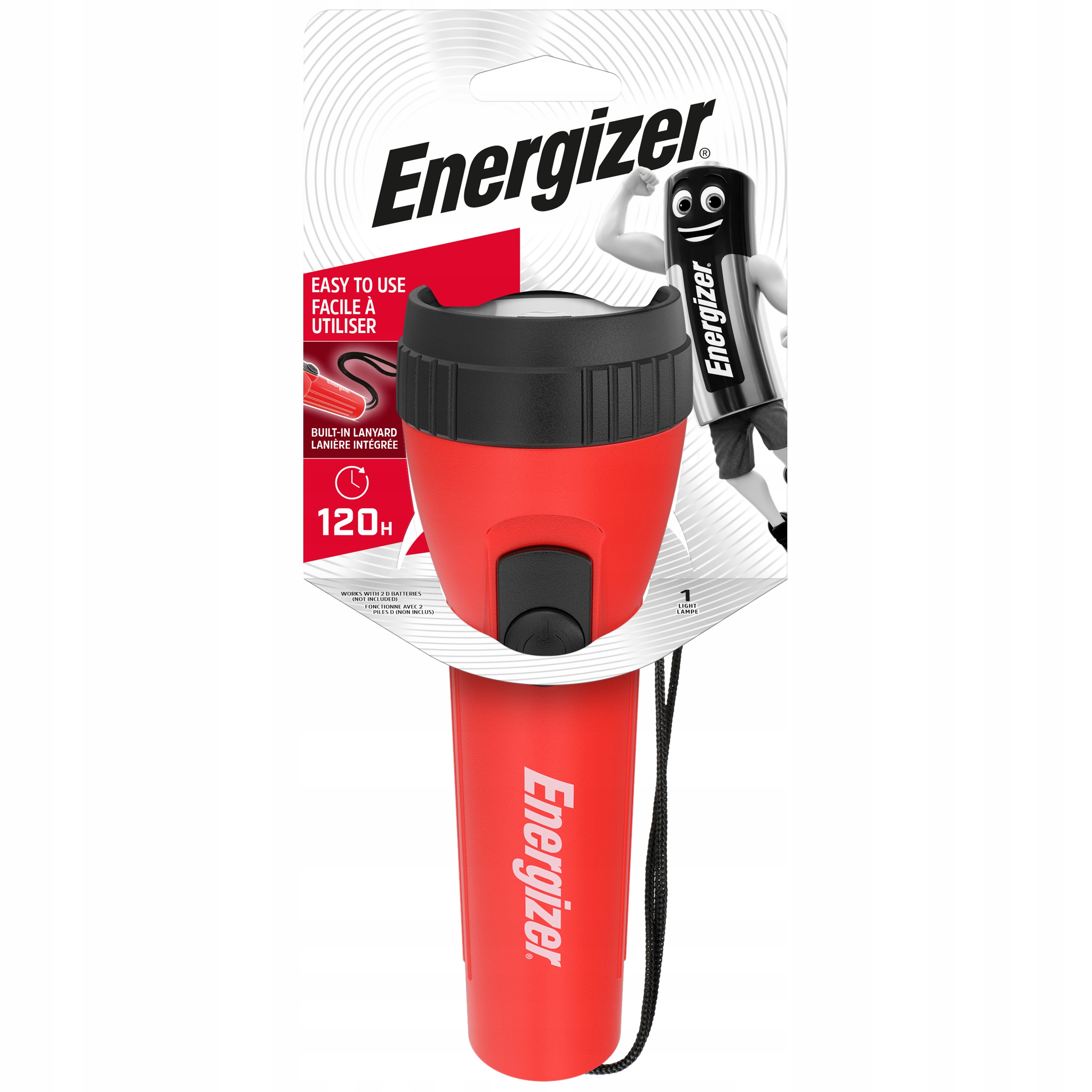 

Latarka Energizer Plastic Light Led 2*D 25Lumens