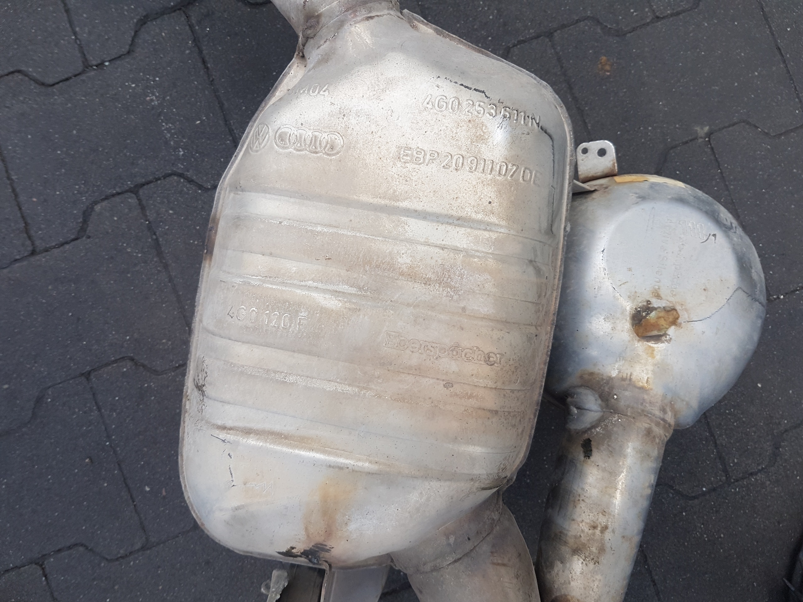 Complet Échappement AUDI A6-C7 2013 3.0 TDI 4G0131775 4G0253611N