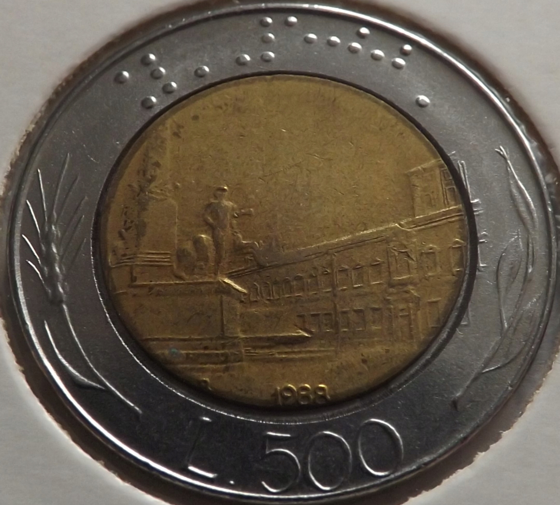Włochy 500 Lirów 1988 st. 2