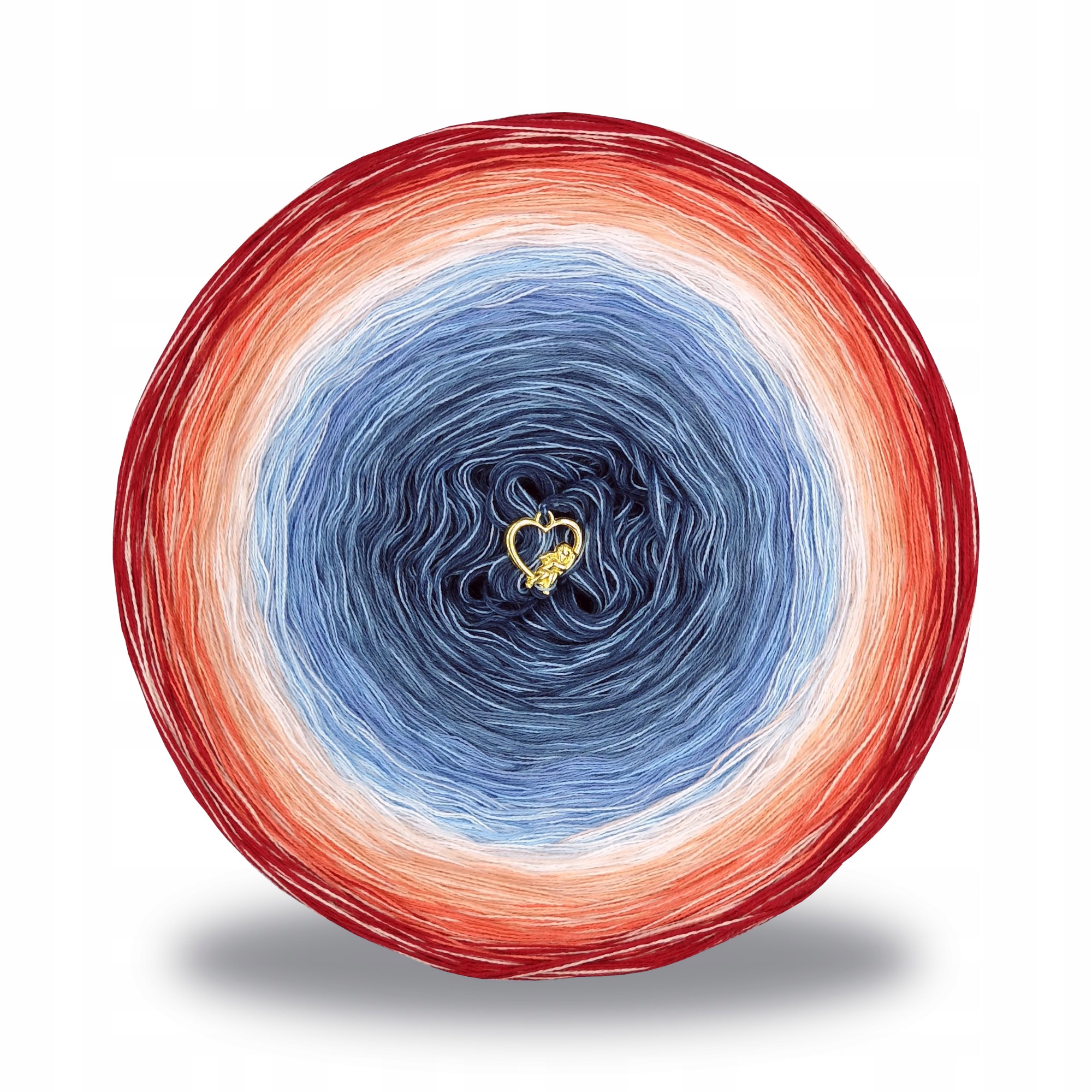 Příze bavlna akryl motůrek 4 nitě Dvousvět ombre DVOJSVĚT02 1600m