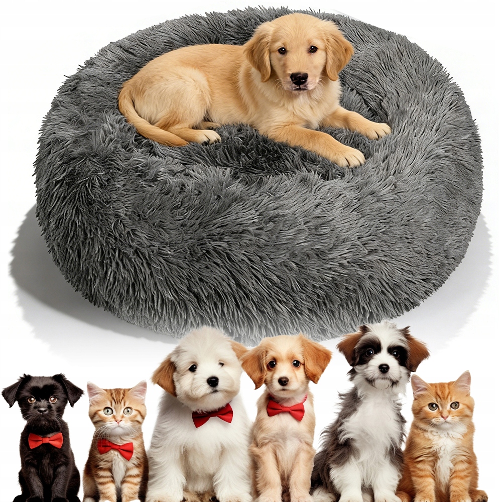 Levně Pelech Pro Psa A Kočku, Měkký Pelíšek Protiskluzový Polštář Shaggy Koje