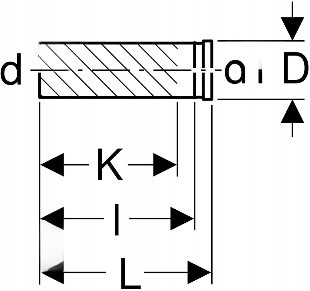 Przedłużka rury dopływowej WC GEBERIT DN45 30cm Marka Geberit