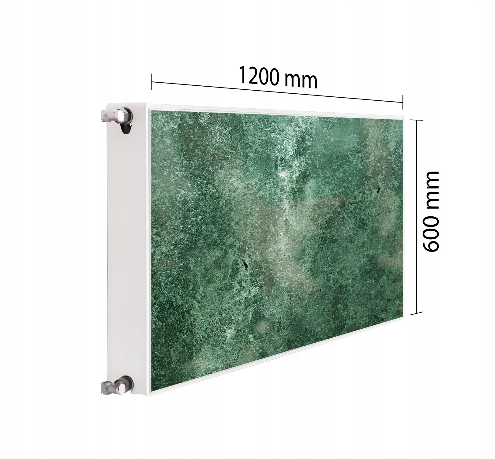 Maskovací Kryt Radiátoru 120x60 Mramorová Podložka Magnet