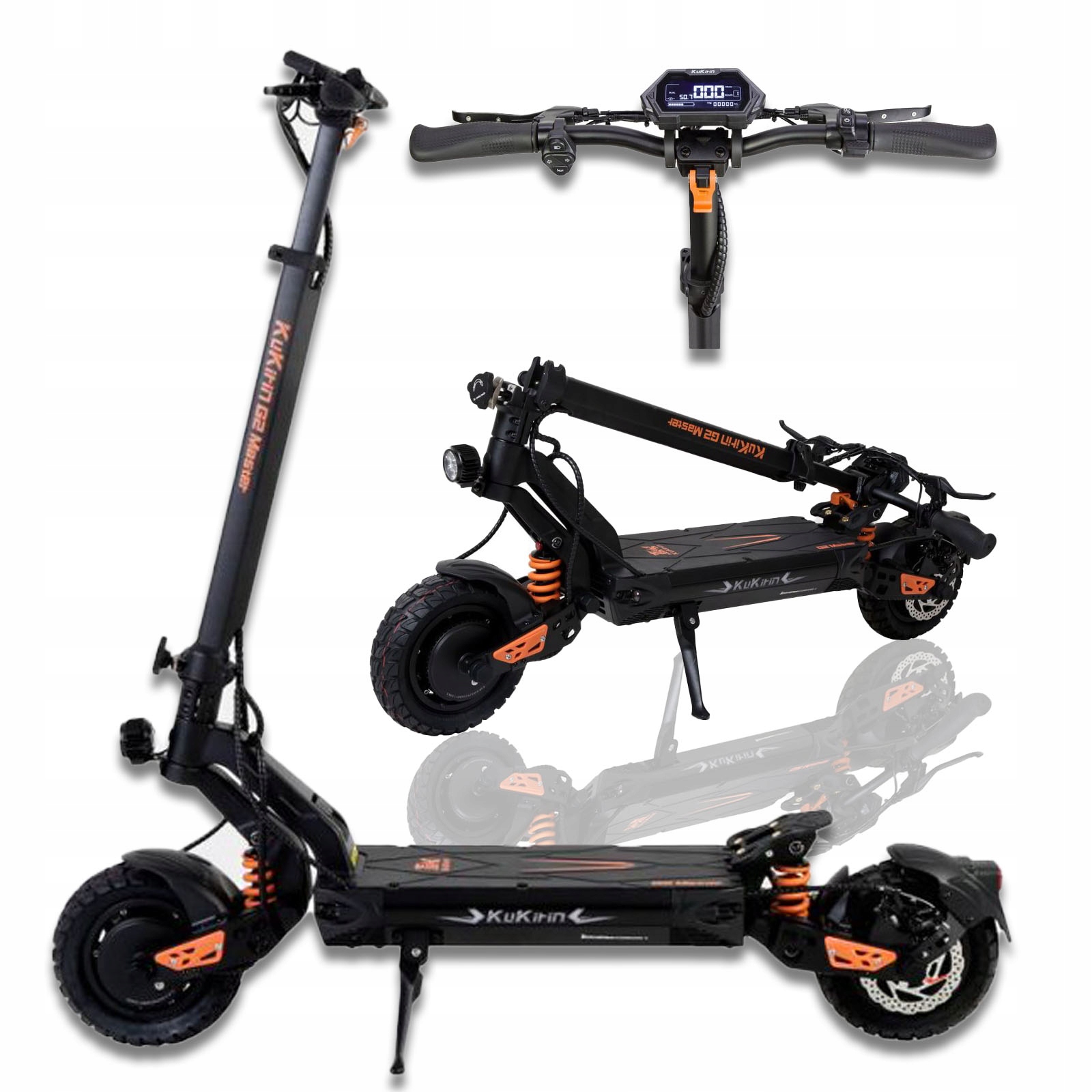 Kukirin G2 Master 2000W Elektrické vozidlo Dosah 70KM 60KM/H IP54 52V