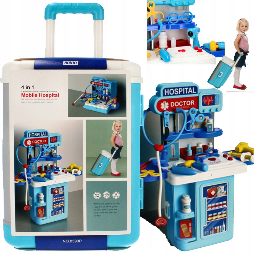 

Zestaw Lekarski Klinika Doktor Walizka Na Kółkach