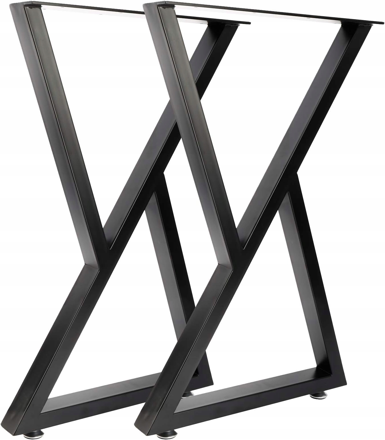 Nogi Do Stołu Metalowe 71X45 CM Stołowa Konstrukcja Do Biurka 2 Szt
