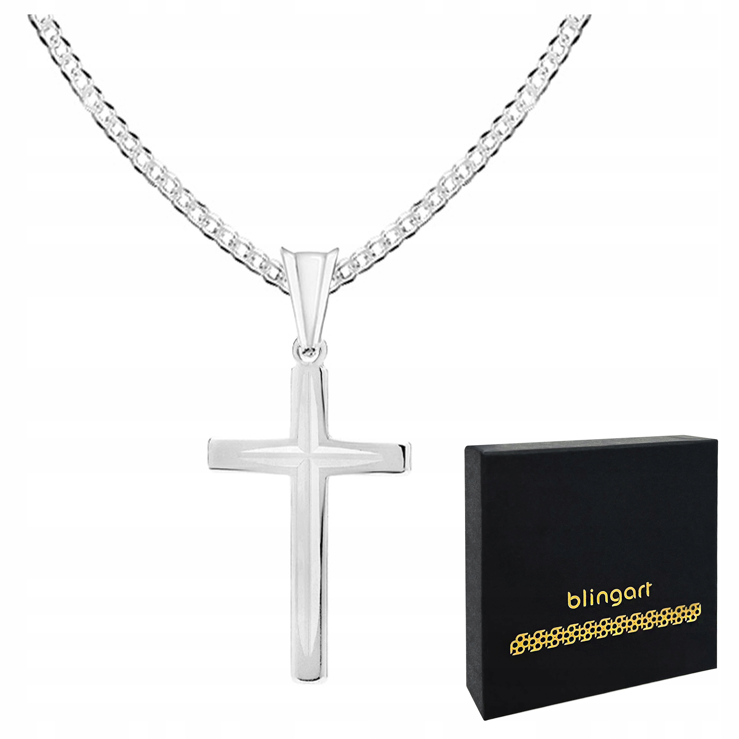 Stříbrný pánský křížek pro tatínka Dárek ke Dni otců pancr stříbro 925