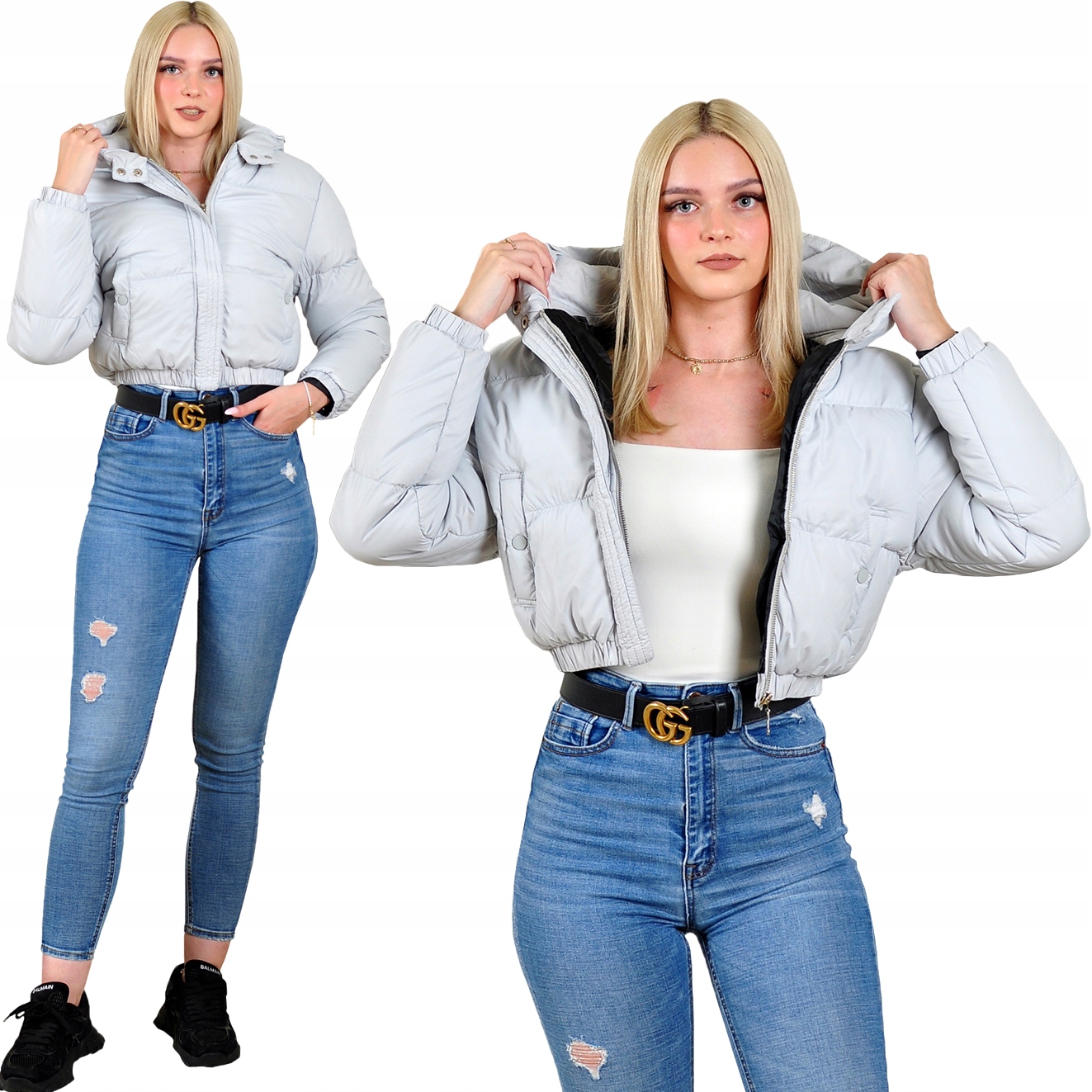 Dámská prošívaná zimní Bomber M3260-92 vel. L