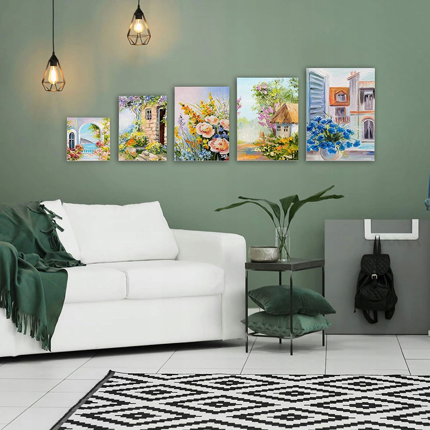 DUŻY ZESTAW MALARSKI ARTYSTYCZNY SZTALUGA FARBY PĘDZLE PŁÓTNO DO MALOWANIA Waga produktu z opakowaniem jednostkowym 1.4 kg