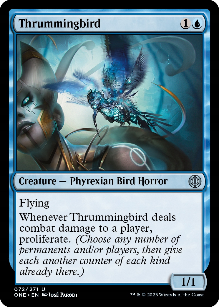 Mtg 2x Thrummingbird Foil (u)