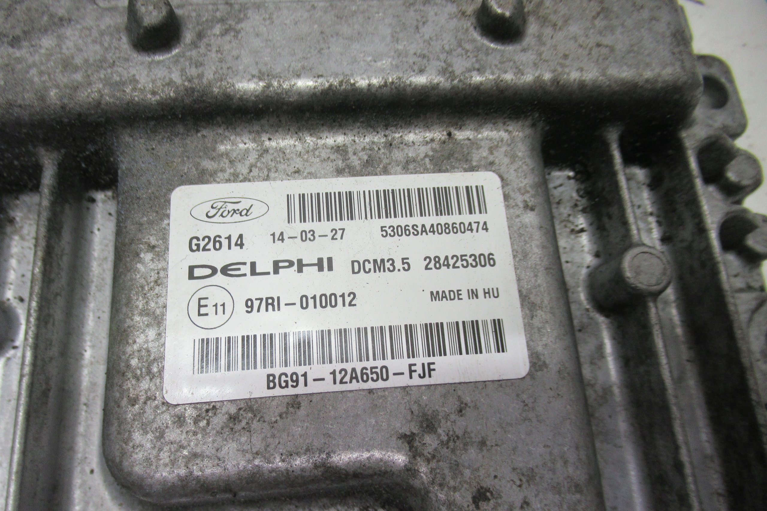 FORD MONDEO MK4 computer control unit of the engine BG91-12A650-FJF