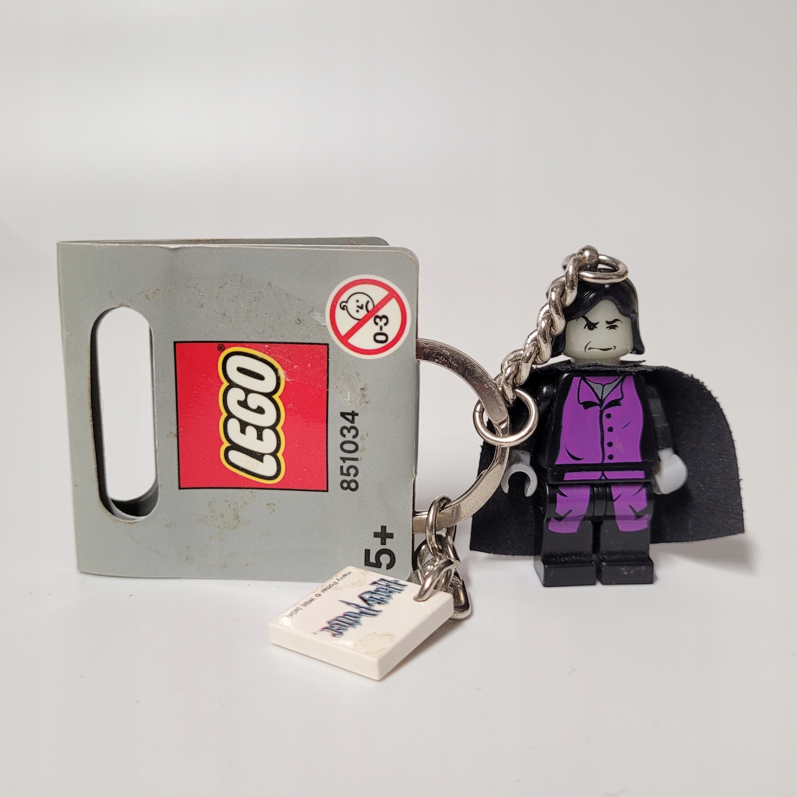Lego Harry Potter Snape świecący w Ciemności 851034 brelok breloczek 2004