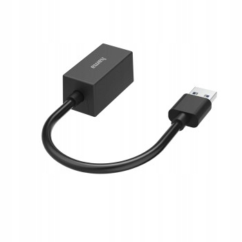 Adapter sieciowy Hama 00200325 USB na LAN czarny