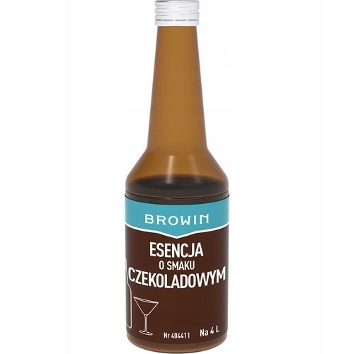 Lahvička Esence Čokoládová Čokoláda na 4 l vodky Browin sada