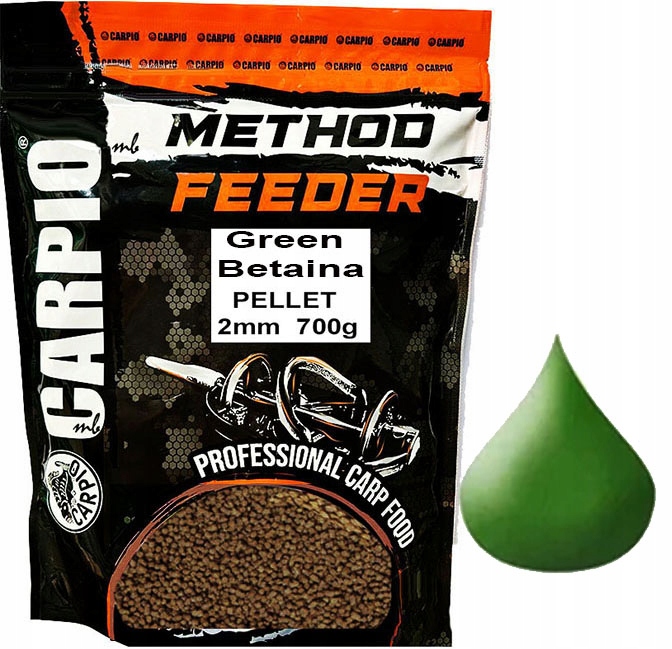 Pellet 2mm do Metody Feeder Green Betaina 700g Wrocław
