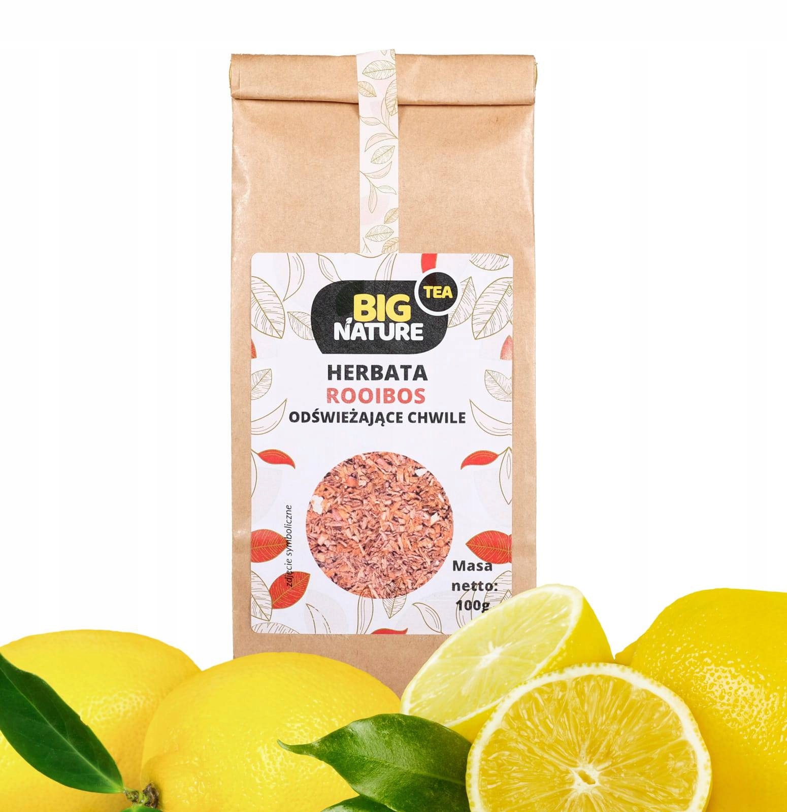 Herbata ROOIBOS ODŚWIEŻAJĄCE CHWILE 100g - BIG NATURE — 3