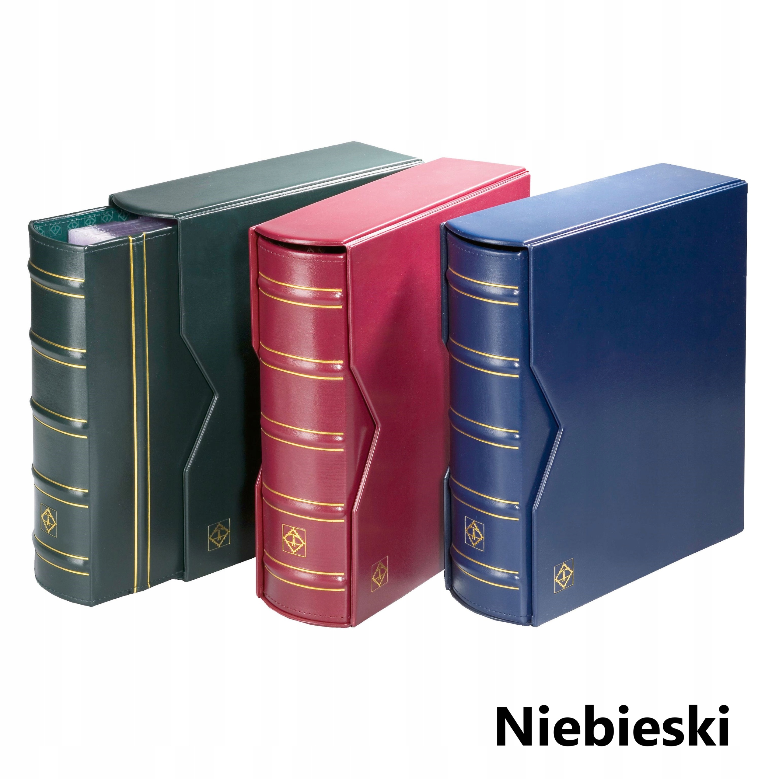 Klaser Pouzdro Na Známky 80 Stran Optima Gigant Zelená MM-Sbírky