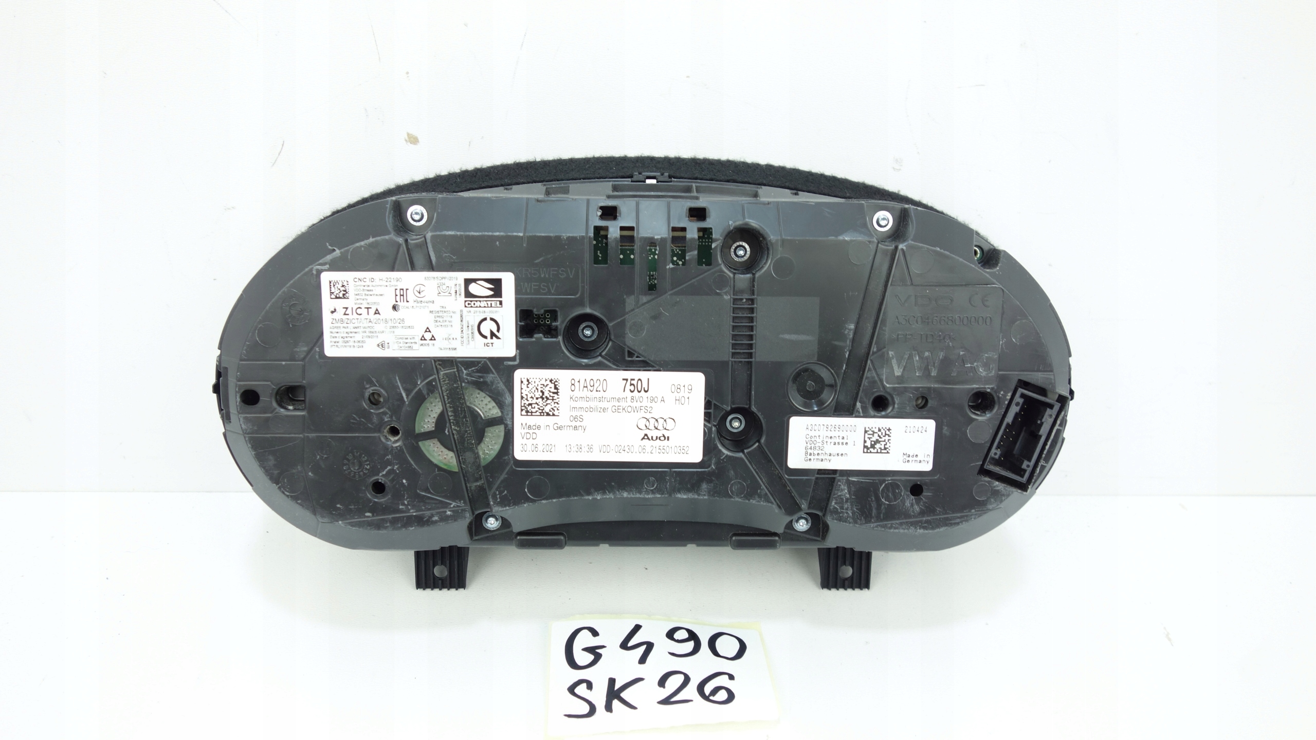 AUDI Q2 81A 2016- dials dials 81A920750J